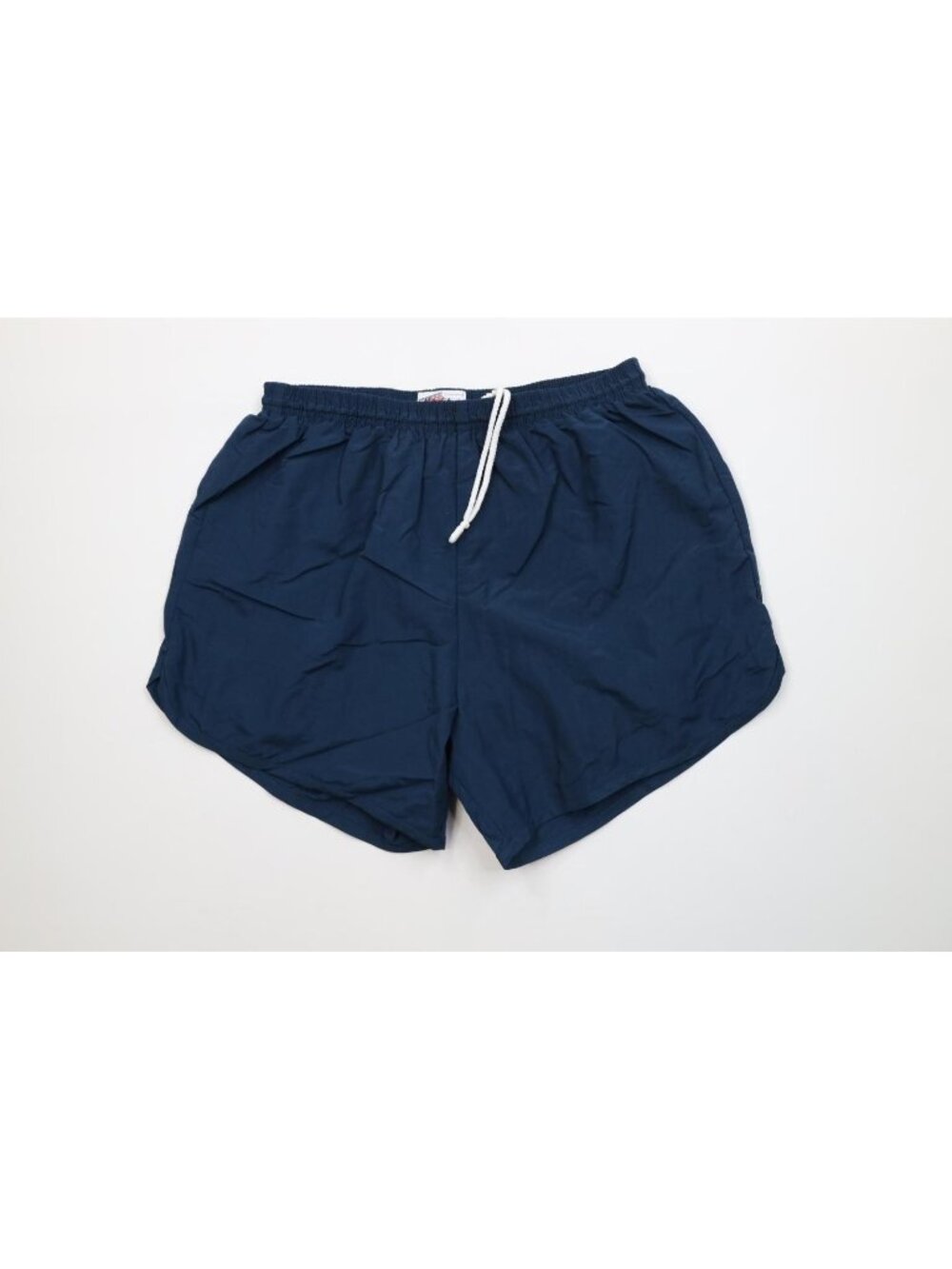 Vintage 90s Streetwear Mens Large Lined Nylon Running Jogging Short Shorts Blue